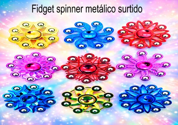 Fidget Spinner Metálico Surtido