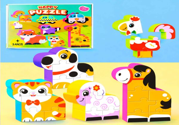 ENCAJE PUZZLE GRANJA GOMA EVA