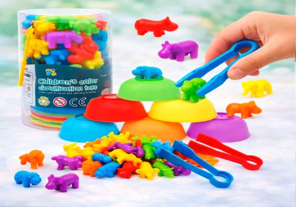 JUEGO DIDACTICO CONTEO Y COLORES ANIMALES