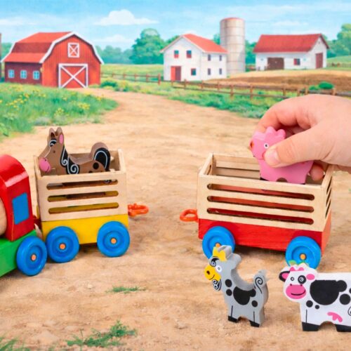 TREN GRANJA ANIMALES